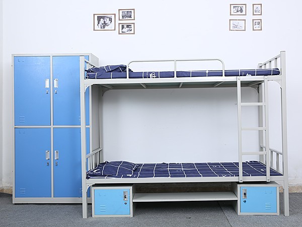 学生宿舍铁架床 双层铁架床厂家直销